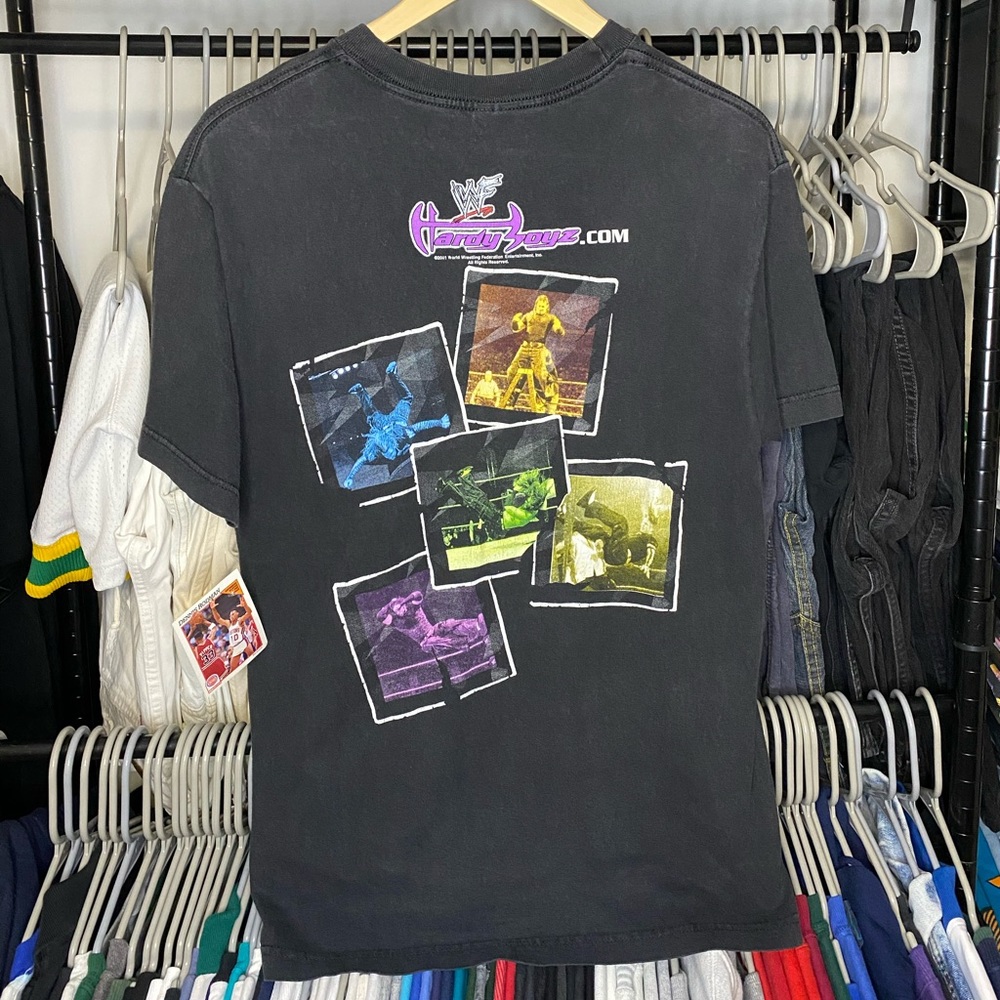 Vintage 2001 WWF Hardy Boyz Wrestling Promo T-Shirt